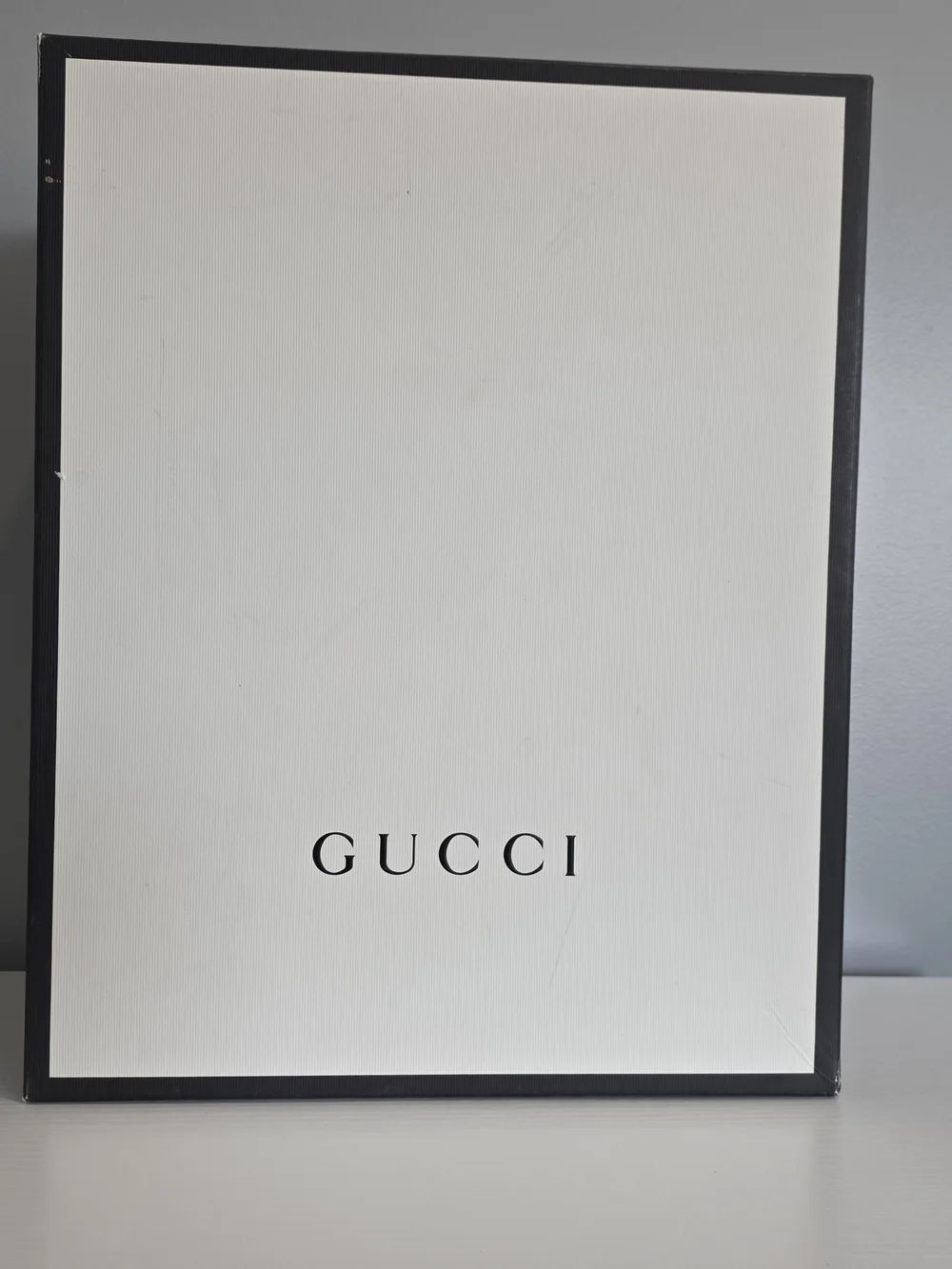 Gucci Beige GG Supreme Canvas Shoulder/Baby/Diaper Bag with Blue Trim